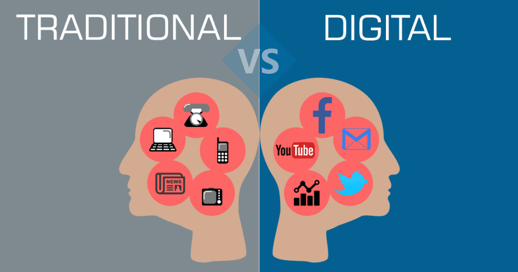 TRADITIONAL VS DIGITAL 