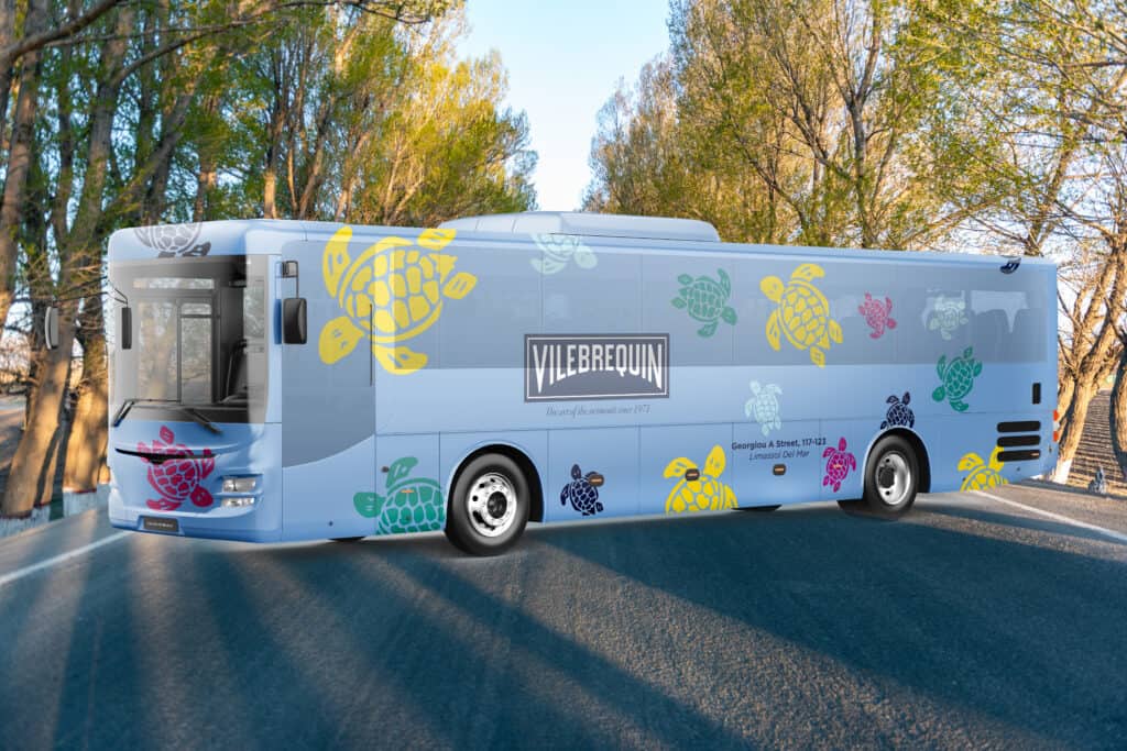 bus advertising in cyprus