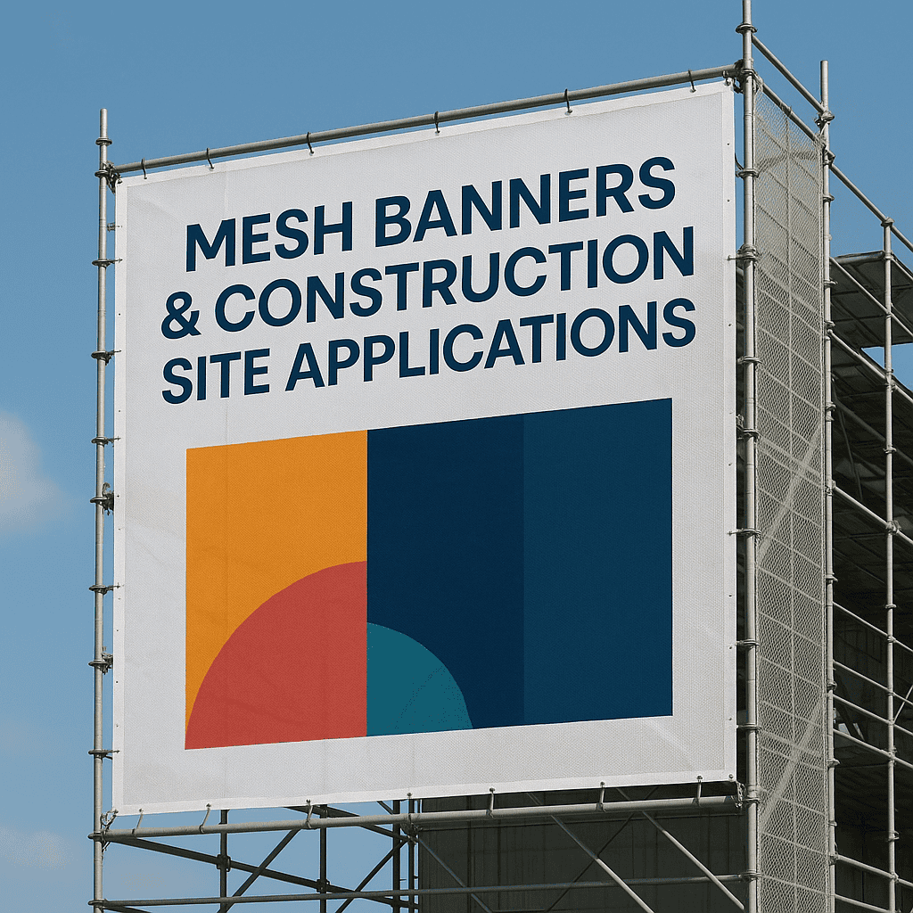 Mesh Banners & Construction Site Applications Mesh Banners & Construction Site Applications