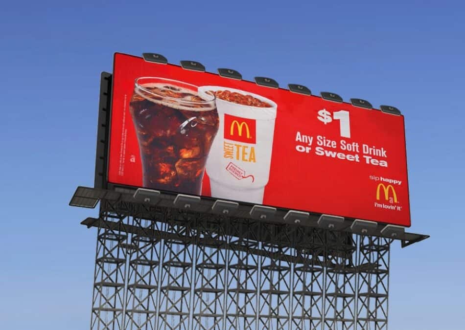 McDonalds Billboard Printing