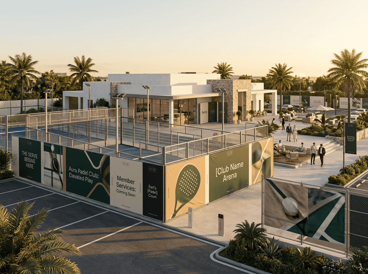 Padel Court Advertising in Cyprus